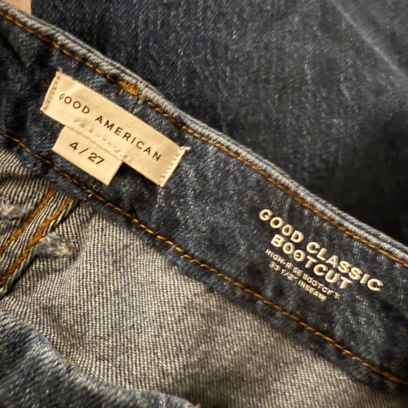 Good American Good Classic Boot Jeans Indigo704 - Picture 6 of 9